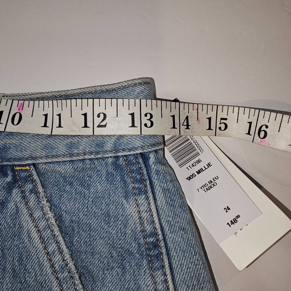 NWT Aritzia DENIM FORUM The 90s Millie Hi-Rise Cargo Jeans Size 24w - Picture 8 of 12